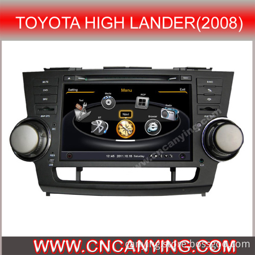 Special Car DVD Player for Toyota High Lander (2008) with GPS, Bluetooth with A8 Chipset Dual Core 1080P V-20 Disc WiFi 3G Internet (CY-C035)